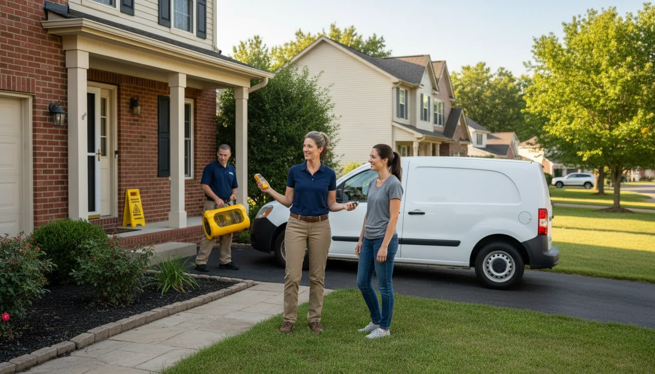 Water restoration image for Water Damage & Restoration Services in Garnerville, NY